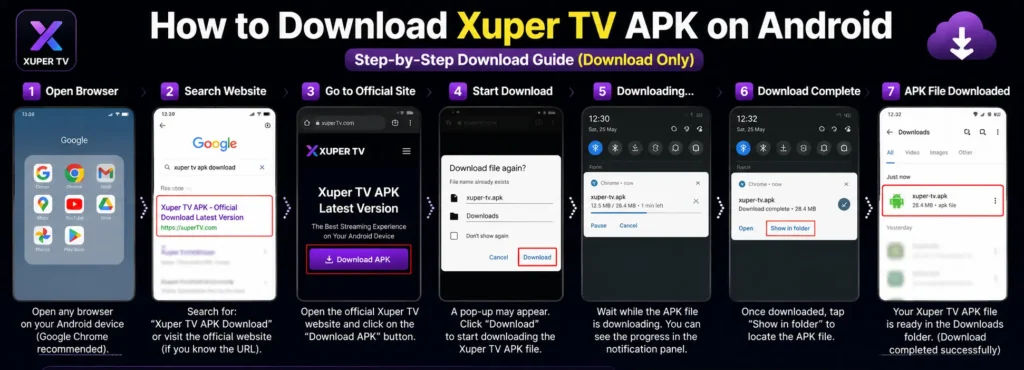 Home page 16 how-to-download-xuper-tv-APK-on- android