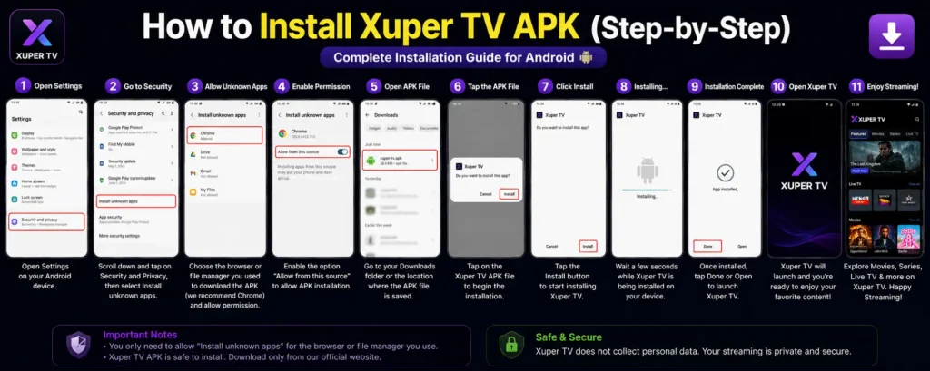 Home page 17 how-to-nstall-uper-tv-APK