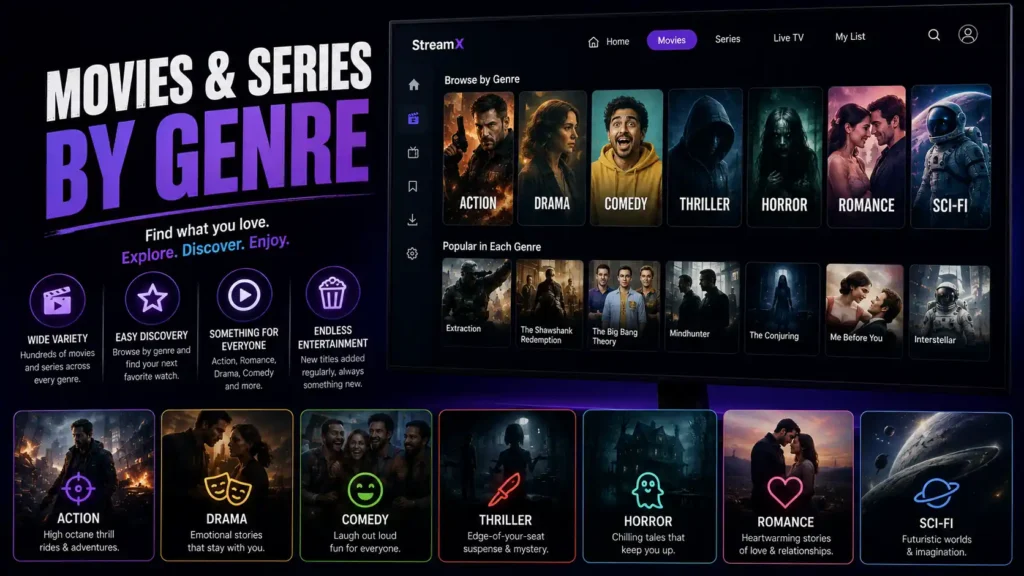 Home page 12 movies-and-series-by-genre